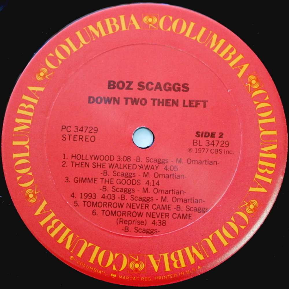 Boz Scaggs / Down Two Then Left (LP)
