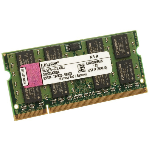 Модуль памяти NBook SO-DDR2 2Gb, 800Mhz, Kingston (KVR800D2S6/2G)