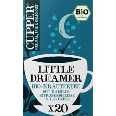 Чай травяной Cupper Little Dreamer (ромашка, мелисса, лаванда) 20 пакетиков 30 г (из Финляндии)