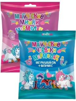Мармелад жевательный Магические Мишки, Червяки 90 г * 2 шт