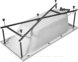 Акриловая ванна Aquanet (Акванет) Lotos 180x80 с каркасом
