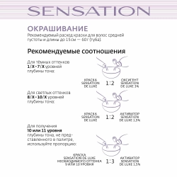 ESTEL Безаммиачная краска для волос SENSATION DE LUXE, 6/11 тёмно-русый пепельный интенсивный, 60 мл