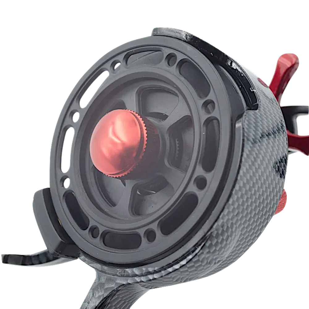 Катушка инерционная Columbia FCK60L Зимняя bb4+1 D60мм Чёрная -