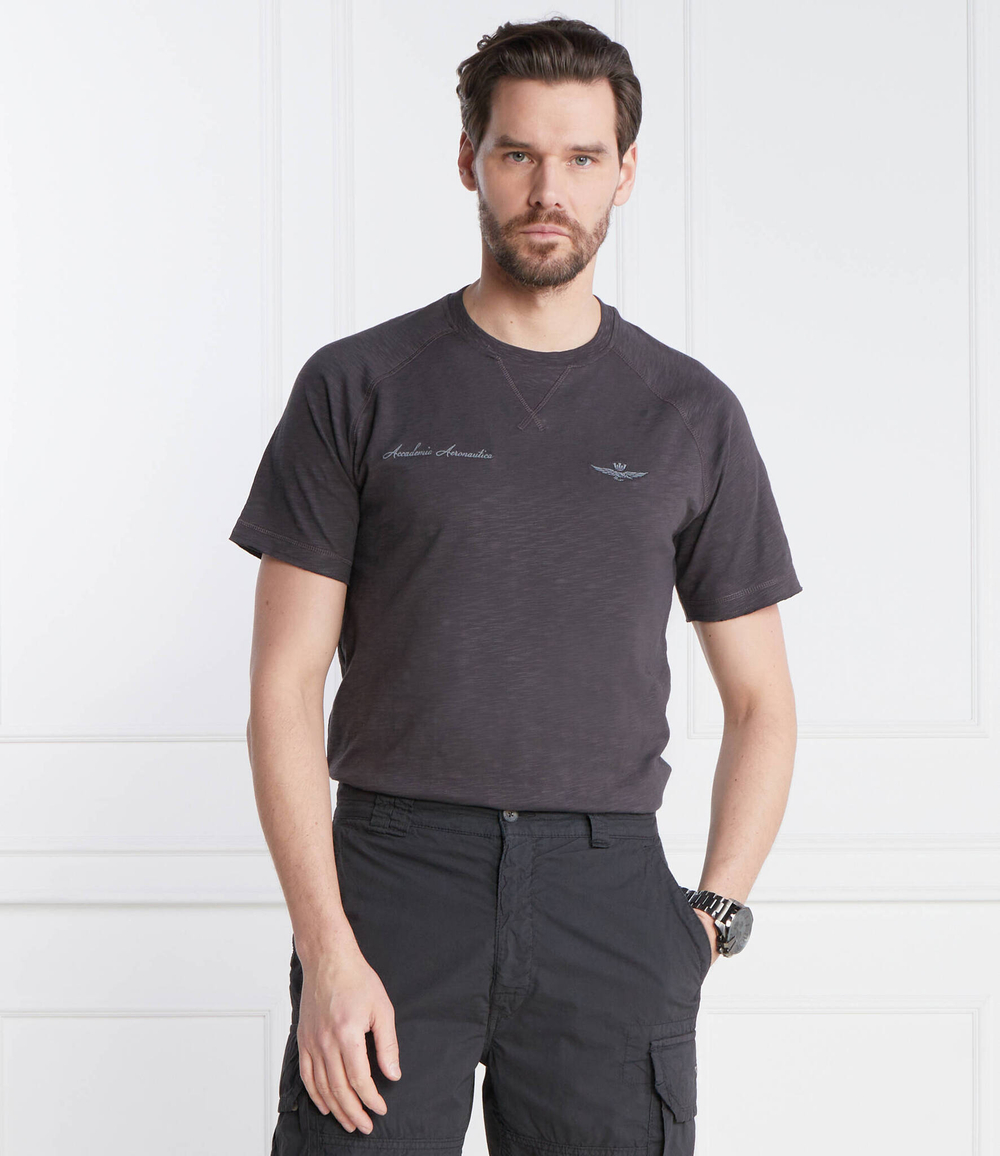 Футболка Aeronautica Militare - графитовый(TS2199J628)