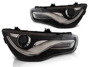 Передние фары tru drl black для Audi A1