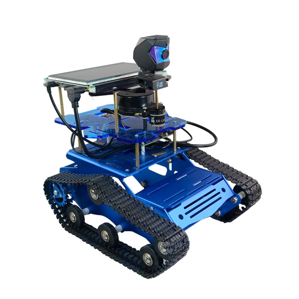 Робот-танк Xiao-r XR-Jetson NANO SLAM ROS Ladar Robot car Робот-танк Xiao-r XR-Jetson NANO SLAM ROS Ladar Robot car
