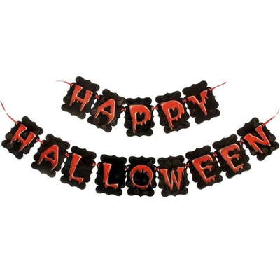 Фотобутафория на ленте "Happy Halloween" 175 см