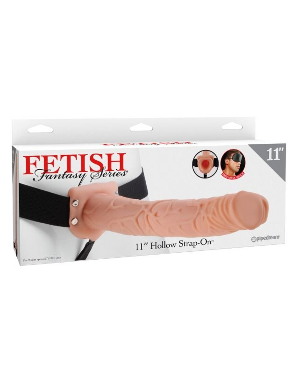 Страпон-фаллопротез телесный полый Fetish Fantasy Series 11 Hollow Strap-On