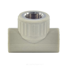 Тройник PP-R комбинированный серый Дн 20х1/2" ВР VALFEX 10127020Г