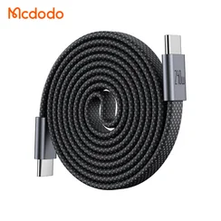 Кабель Mcdodo USB-C - USB-C 240W, магнитная укладка, быстрая зарядка, 1 метр, черный