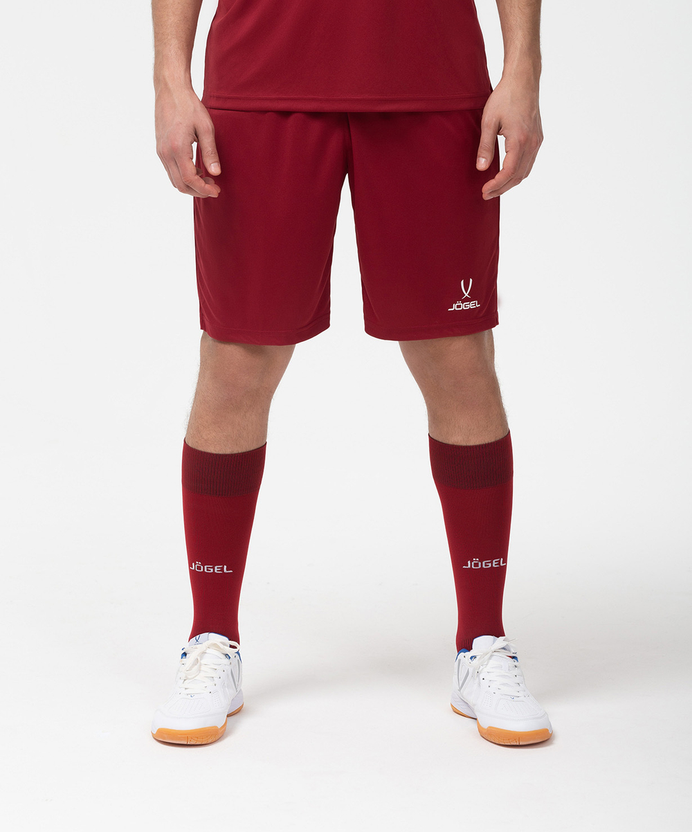 Шорты игровые CAMP Classic Shorts, гранатовый/белый