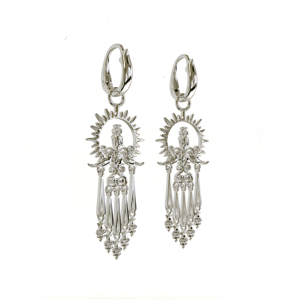 Серьги из серебра 925 пробы