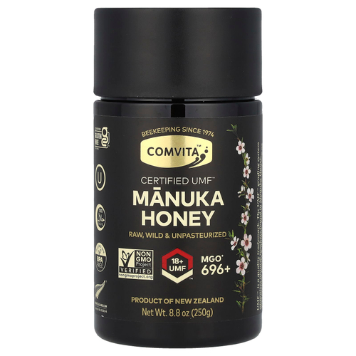 Comvita, мед манука, UMF™ 18+, MGO 696+, 250 г (8,8 унции)
