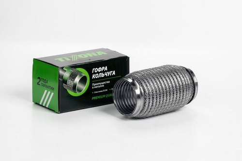 Гофра 60/150 (AISI 304 wire mesh, interlock) P60150WM