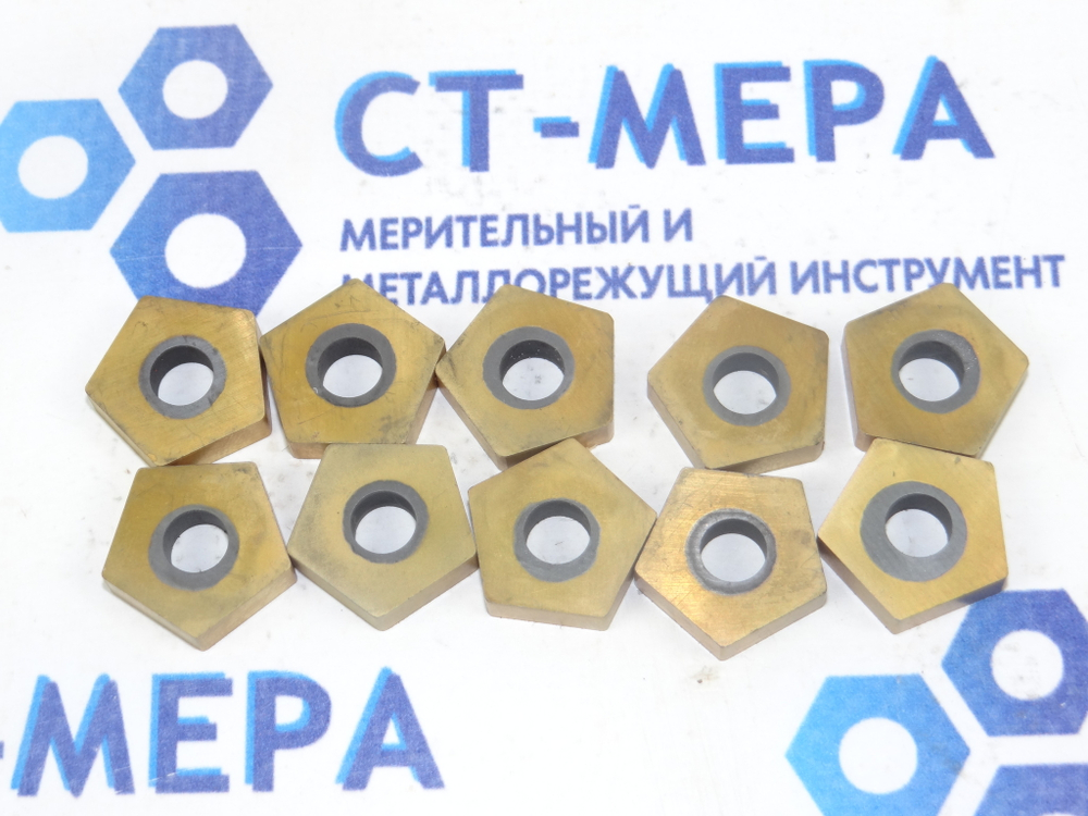 Пластины пятигранные Т5К10 (H30) пластина PNUМA-110408 напыление КиБ (10шт)