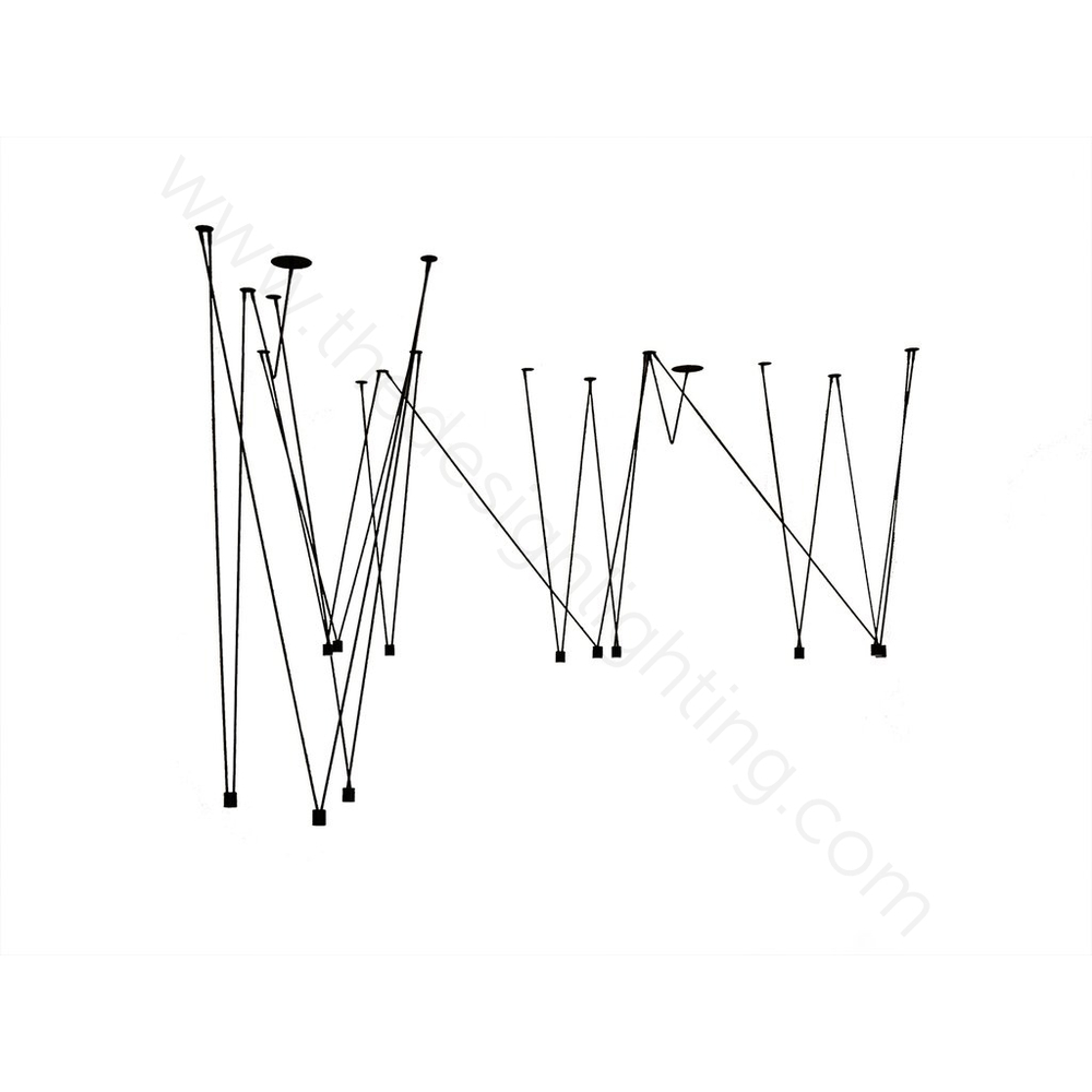 Pendant design lamp Match by Vibia (12 lampshades)