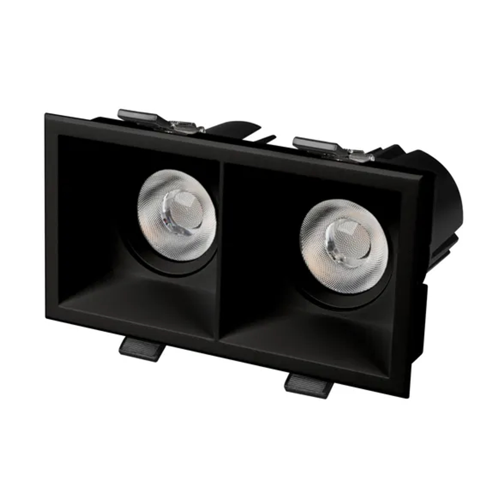 Светильник MS-FLOW-BUILT-S157x85-2x6W Warm3000 (BK, 55 deg, 230V) (Arlight, IP20 Металл, 5 лет) 061267