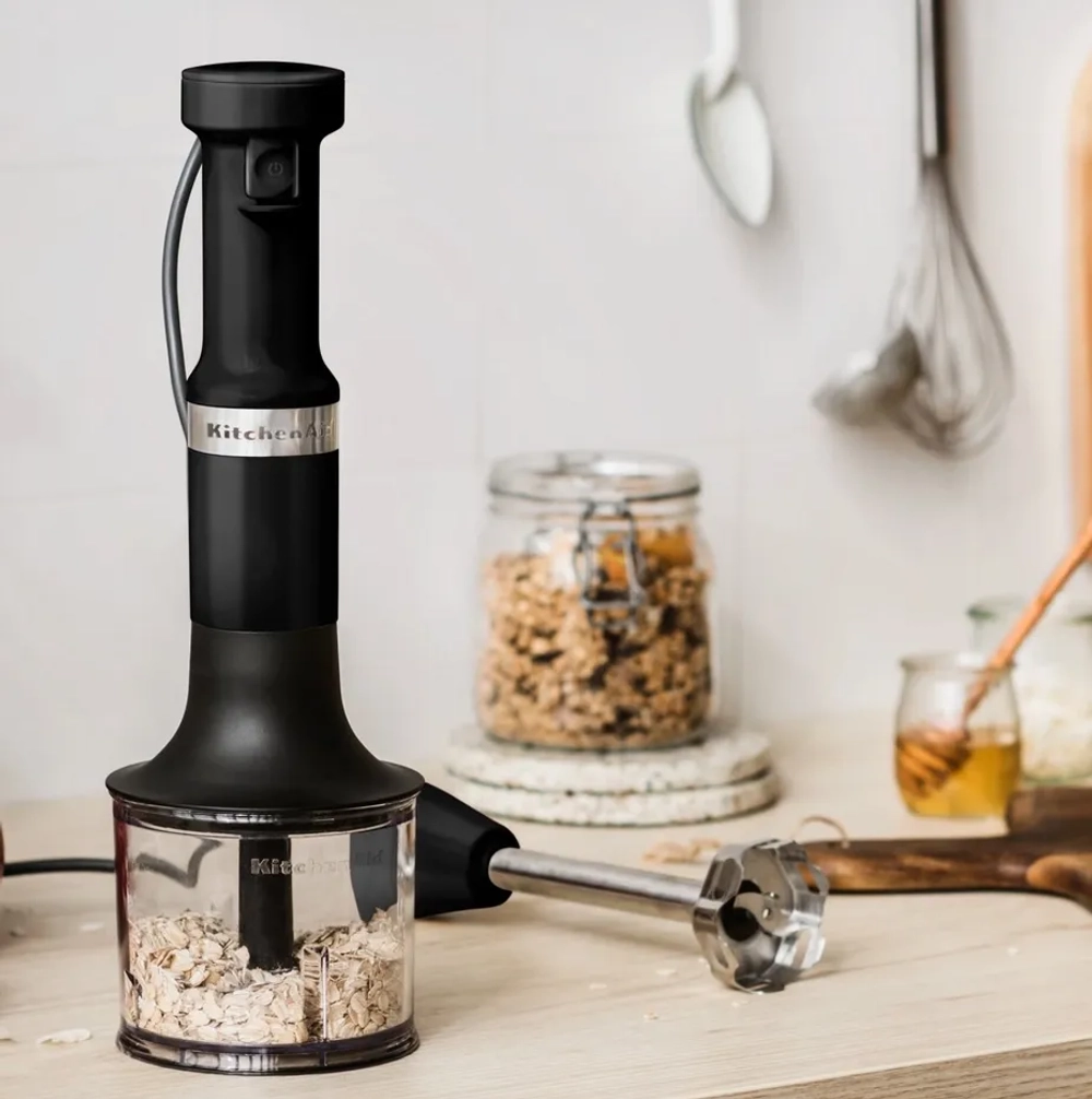 KitchenAid Ручной блендер с аксессуарами черный матовый EAN 8003437619601
