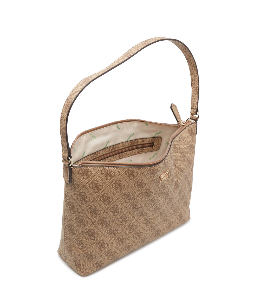 Двухсторонняя шопер 2 в 1+ поясная сумка Guess - коричневый(HWEBG8 39023)
