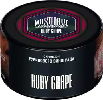 Табак для кальяна Must Have Undercoal 25г Ruby Grape (Рубиновый Виноград)