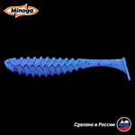 Силиконовая приманка "Minoga" COOPER 3,0"(6шт) 75мм, 2,5гр, цвет 001