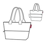 Сумка shopper e1 twist blue