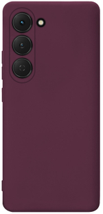 Мягкий Soft Touch чехол из силикона для TECNO SPARK 40 PRO с бархатной подкладкой