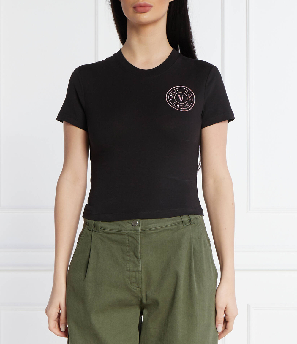 Футболка Versace Jeans Couture - черный(76HAHG06CJ02G)