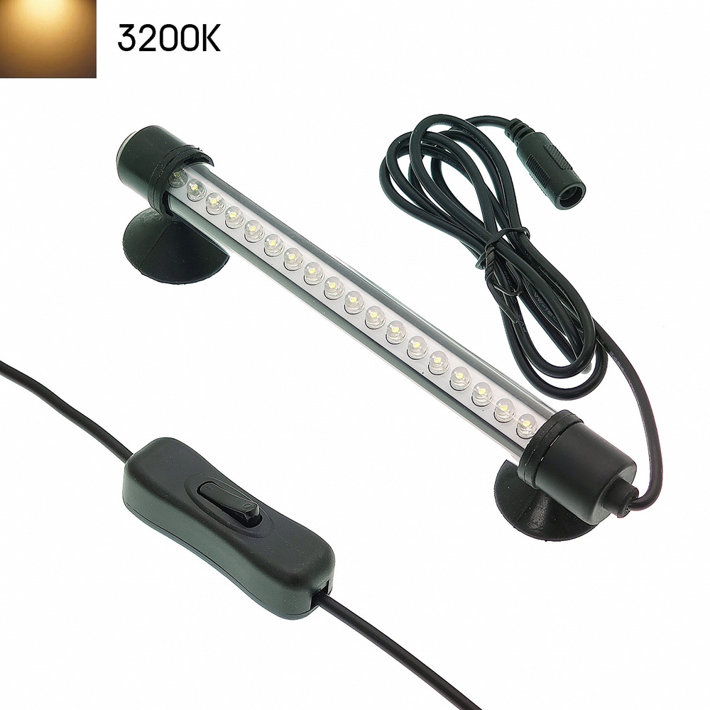 Лампа аквариумная L=180мм 3200К Тёплый цвет