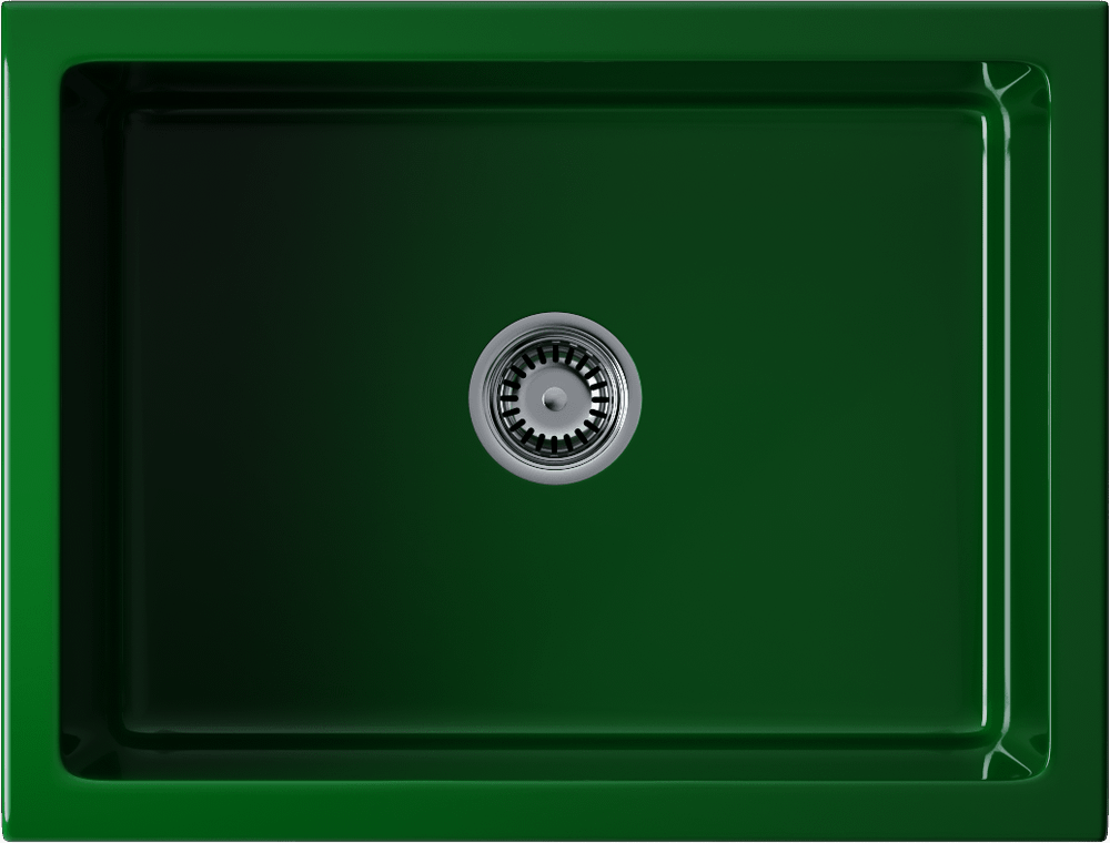 Мойка Omoikiri Mikura 61-RG Glossy Natceramic/royal green глянцевый