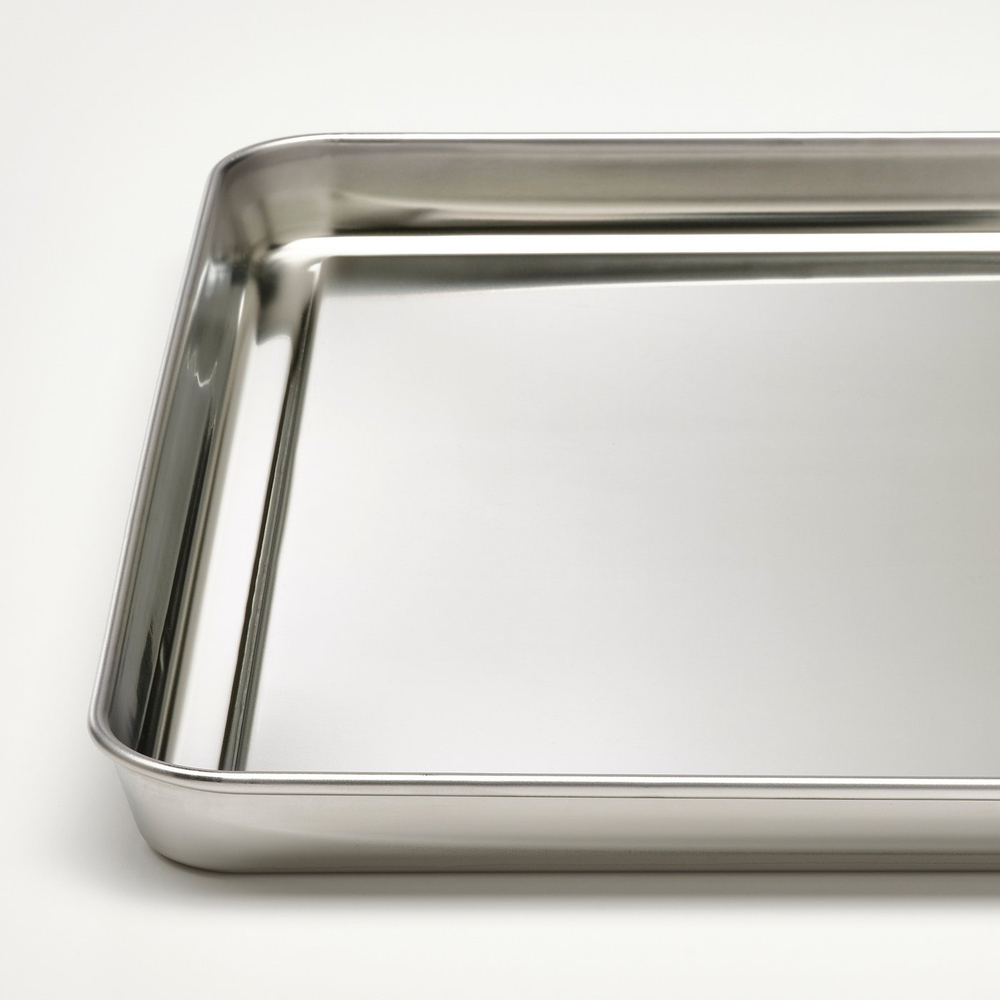 IKEA GRILLTIDER  (ИКЕА ГРИЛЛТИДЕР)  -  Поднос для сервировки - нержавеющая сталь 40x30 см