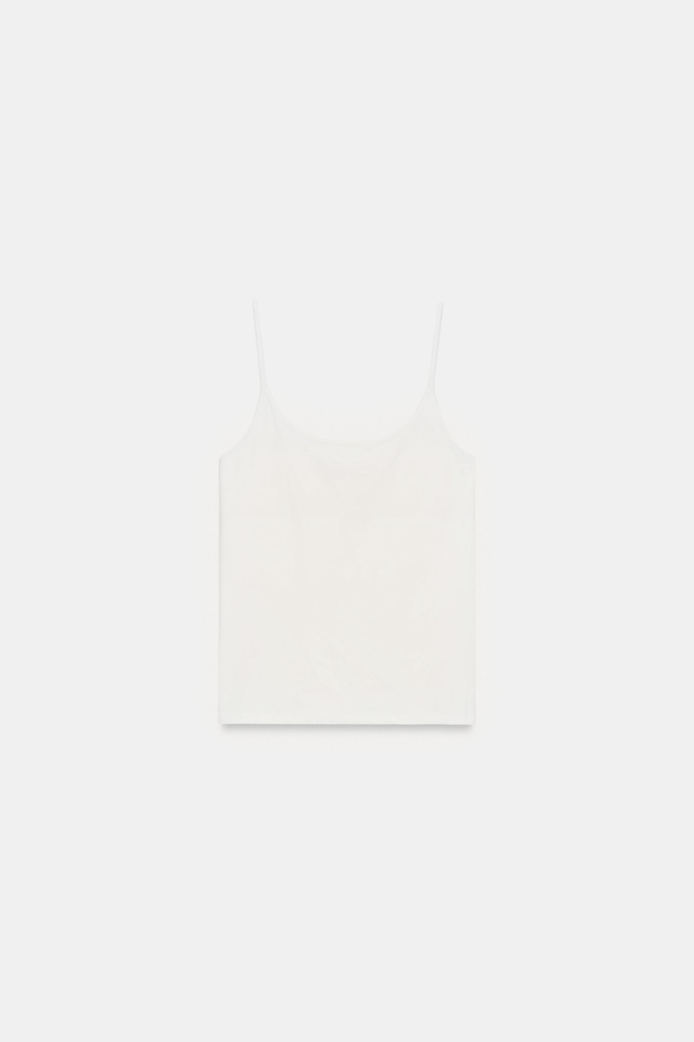 ФУТБОЛКА ИЗ ПОЛИАМИДА НА ТОНКИХ БРЕТЕЛЯХ — ZARA