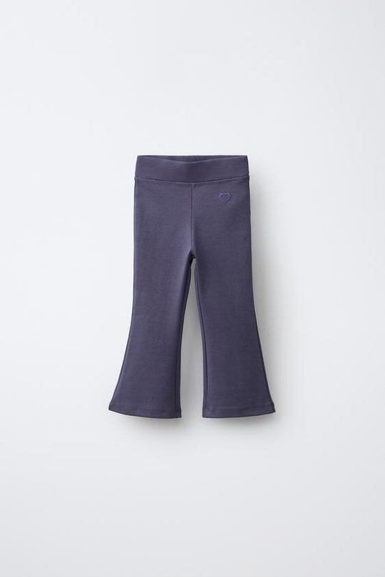 ZARA СПОРТИВНЫЕ ЛЕГИНСЫ FLARE, СТАЛЬНОЙ СИНИЙ