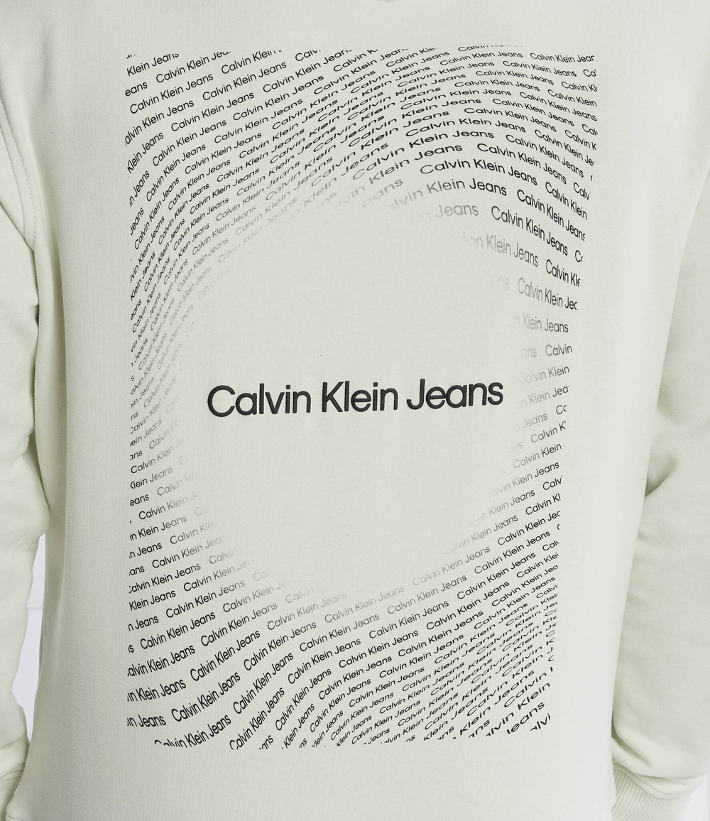 Худи SQUARE FREQUENCY LOGO CALVIN KLEIN JEANS - фисташковый(J30J325353)