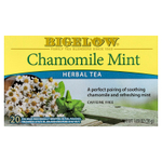 Bigelow, травяной чай, ромашка и мята, без кофеина, 20 чайных пакетиков, 30 г (1,09 унции)