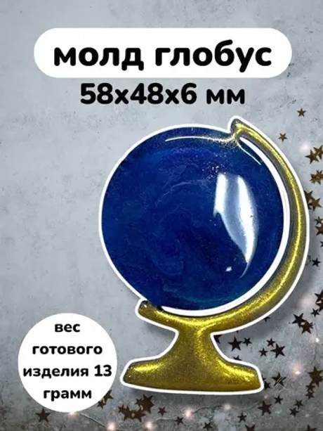 Силиконовая форма глобус