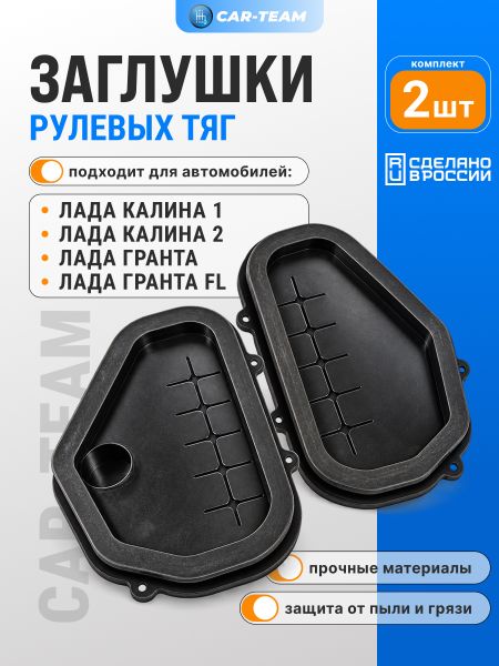 Грязезащитные заглушки проема рулевых тяг на Лада Калина, Гранта (2шт)