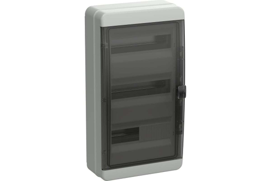 Корпус пластиковый КМПн-36 IP65 черная прозрачная дверь TEKFOR IEK