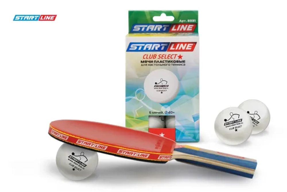 Мячи Start line Club Select 1* New (6 шт, бел.)