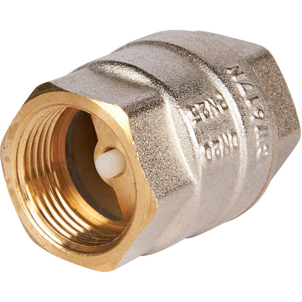Клапан обратный ROMMER RVC-0002 - 3/4" (ВР/ВР, PN25, Tmax 90°C, с пластиковым седлом)