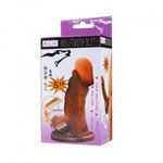 Насадка на пенис с вибрацией от Baile (13,3×3,5 см)