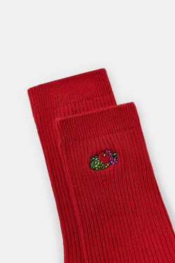 ZARA - FRUIT OF THE LOOM™ НАБОР ИЗ 2 ПАР ОДНОТОННЫХ ПОЛОСАТЫХ И ВЫШИТЫХ НОСКОВ, РАЗНОЦВЕТНЫЙ