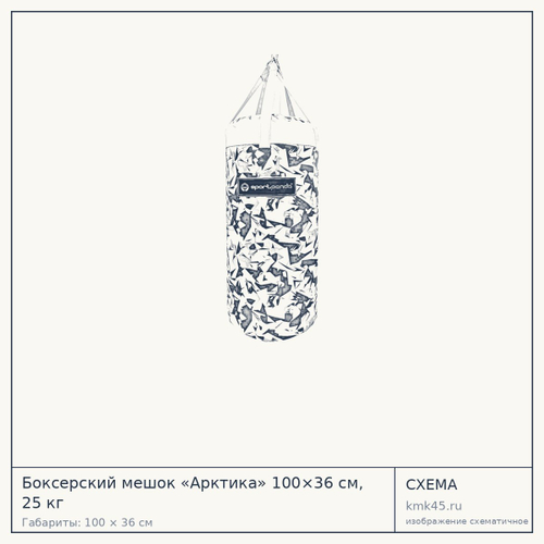 Боксерский мешок «Арктика» 100×36 см, 25 кг — от 21 000 ₽