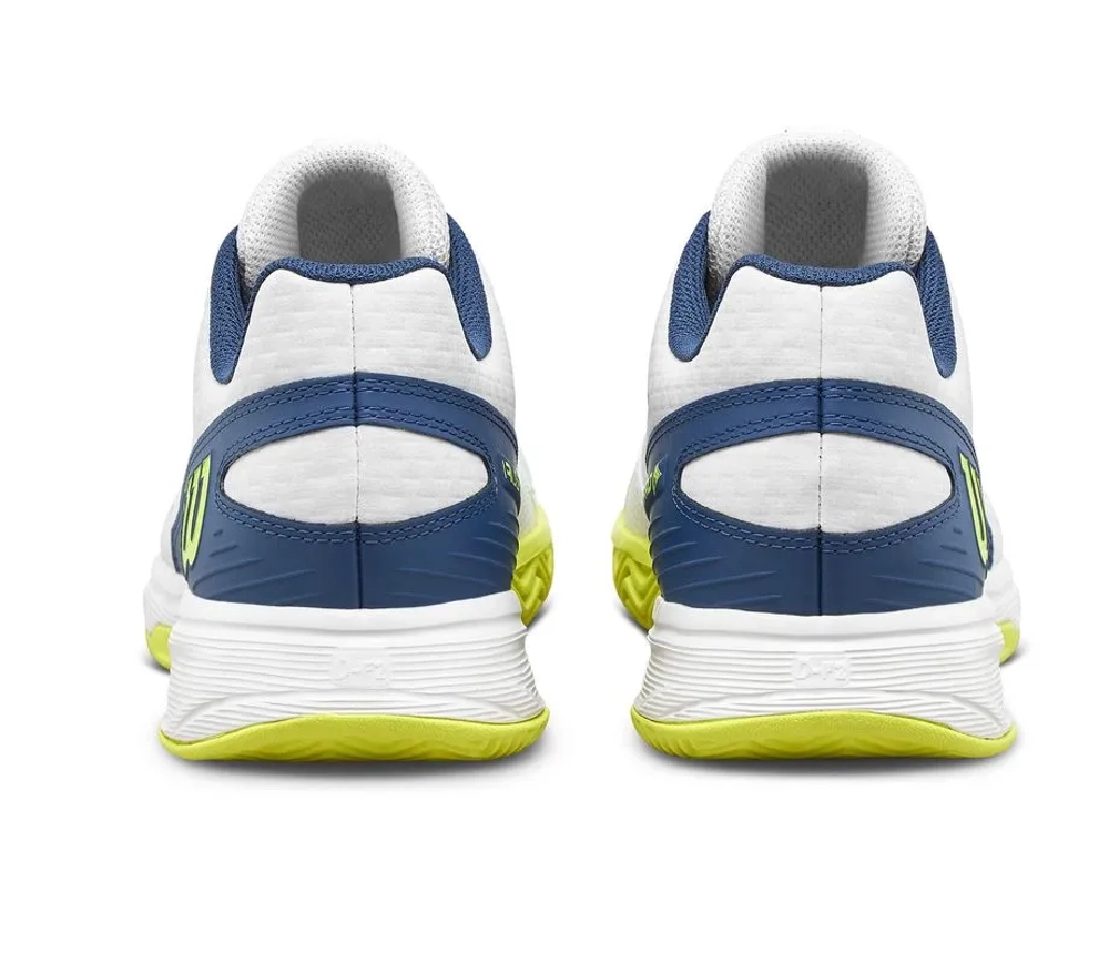 Детские Кроссовки теннисные  Wilson Rush Pro JR L - snow white/snow white/ensign blue