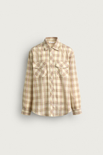 РУБАШКА RELAXED FIT В КЛЕТКУ С КАРМАНАМИ — ZARA