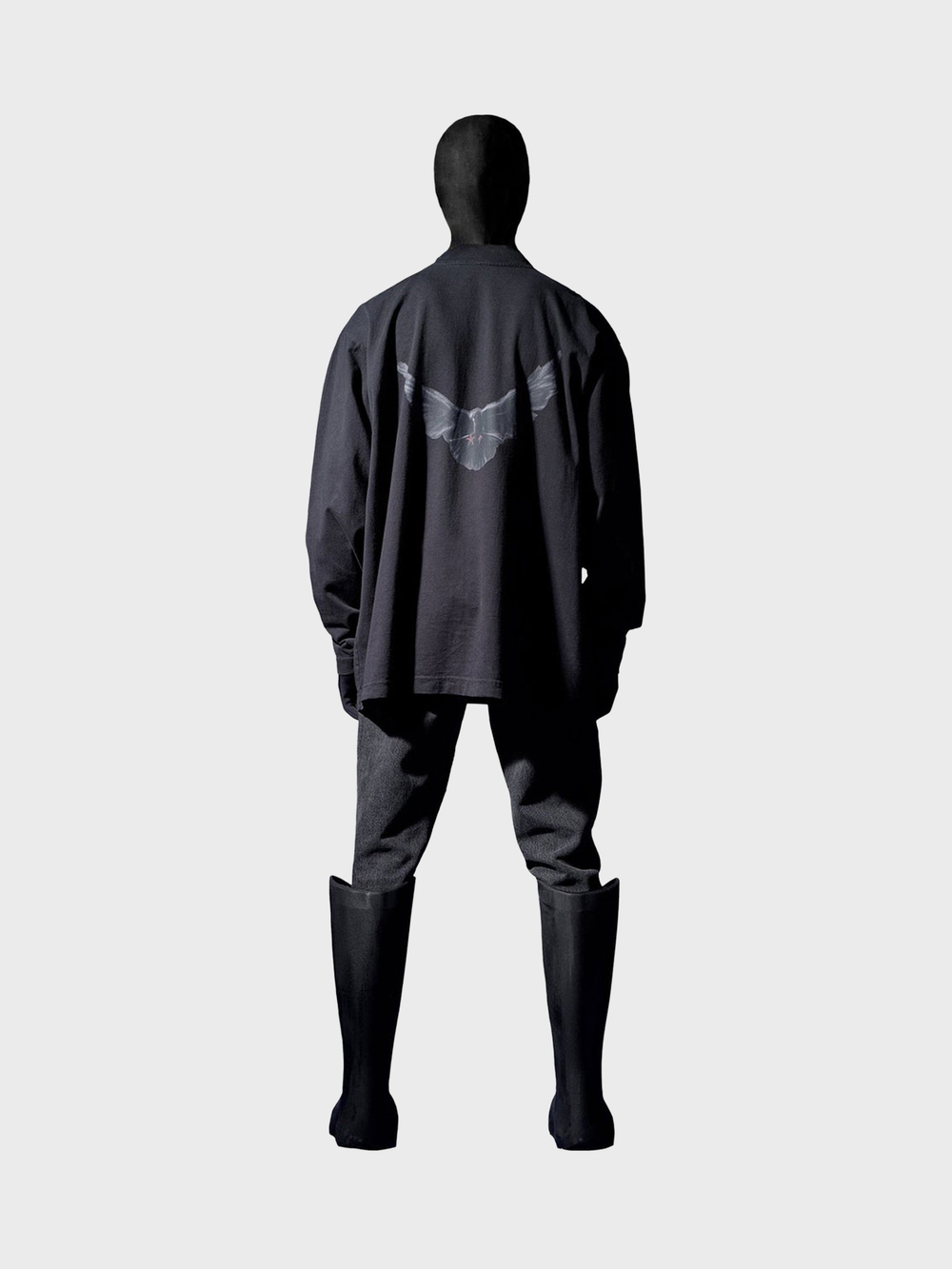 Лонгслив Yeezy Gap Engineered by Balenciaga Dove Dark Grey