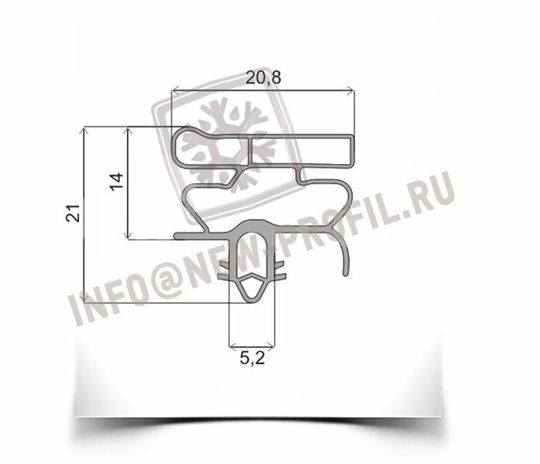 Уплотнитель холодильник Electrolux ENB38400W х.к. 1175*570 мм (010 АНАЛОГ)