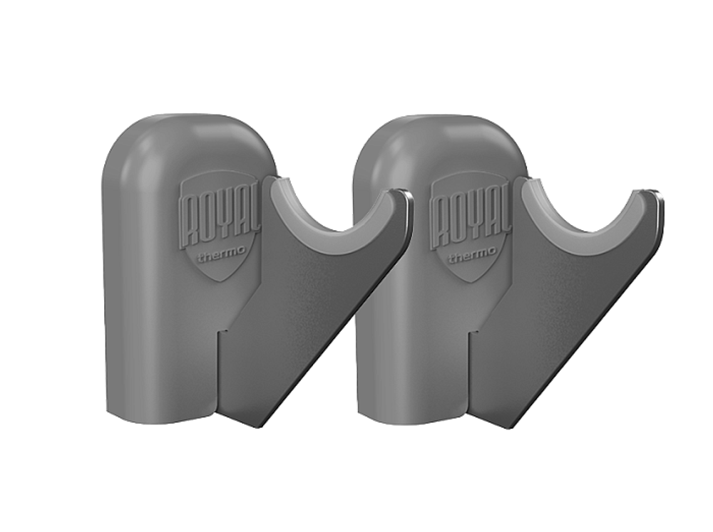 Комплект настенных регулируемых кронштейнов Royal Thermo Design 80 серые Комплект настенных регулируемых кронштейнов Royal Thermo Design 80 серые