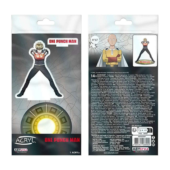 Акриловая фигурка One Punch Man Acryl Genos ABYACF067 — другой ракурс или упаковка