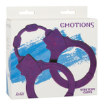 Тянущиеся силиконовые наручники Stretchy Cuffs Turquoise Purple (фиолетовый) (Цвет: фиолетовый)